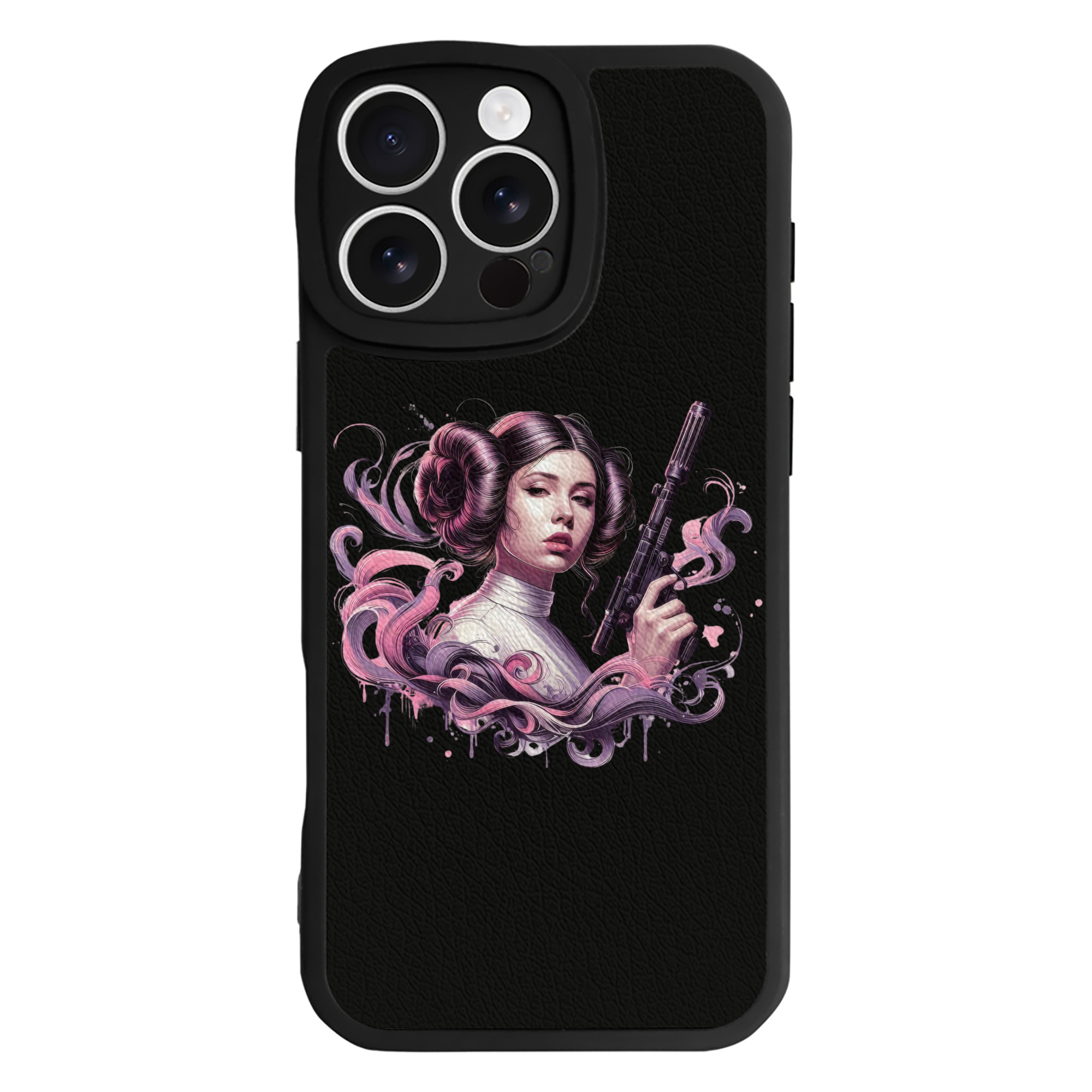 （画像用） スター・ウォーズ Star Wars 【iPhone 16シリーズ対応】シリコンスマホケース（レザー調） 材質：シリコン